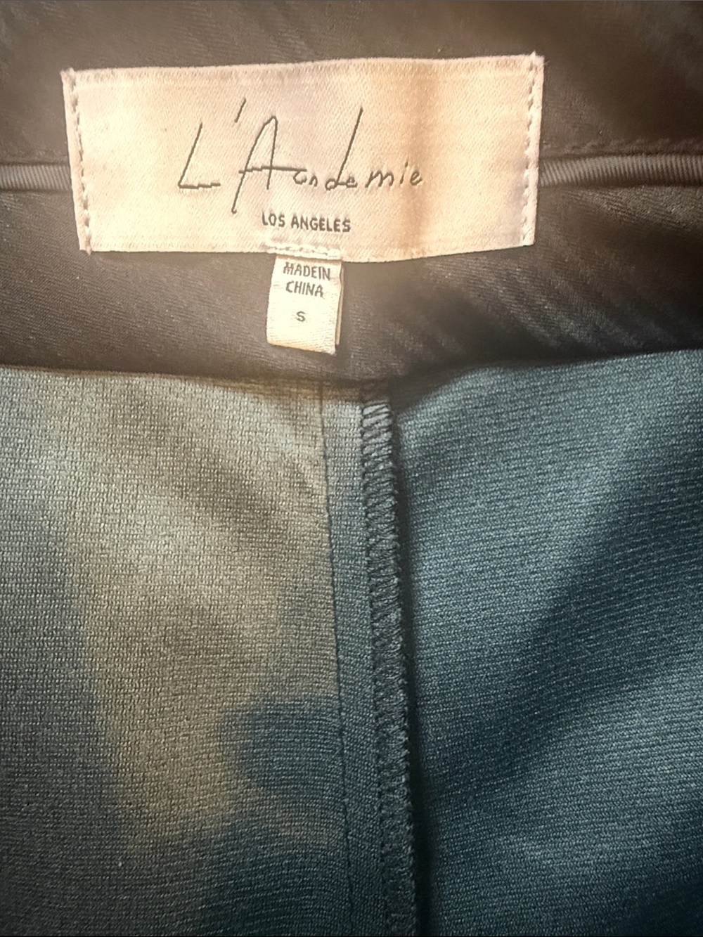 L'Academie The Arielle Pant in Black Faux Leather Size S - Picture 5 of 6